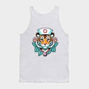 Nurse tiger Tank Top